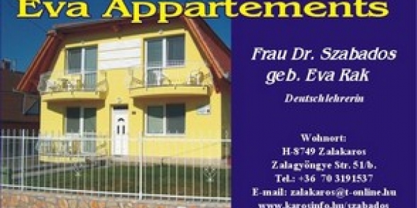 ÉVA Apartmanház Zalakaros